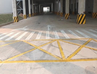 南昌南昌厂区道路标线施工