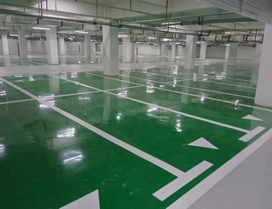 南昌南昌小区停车场标线